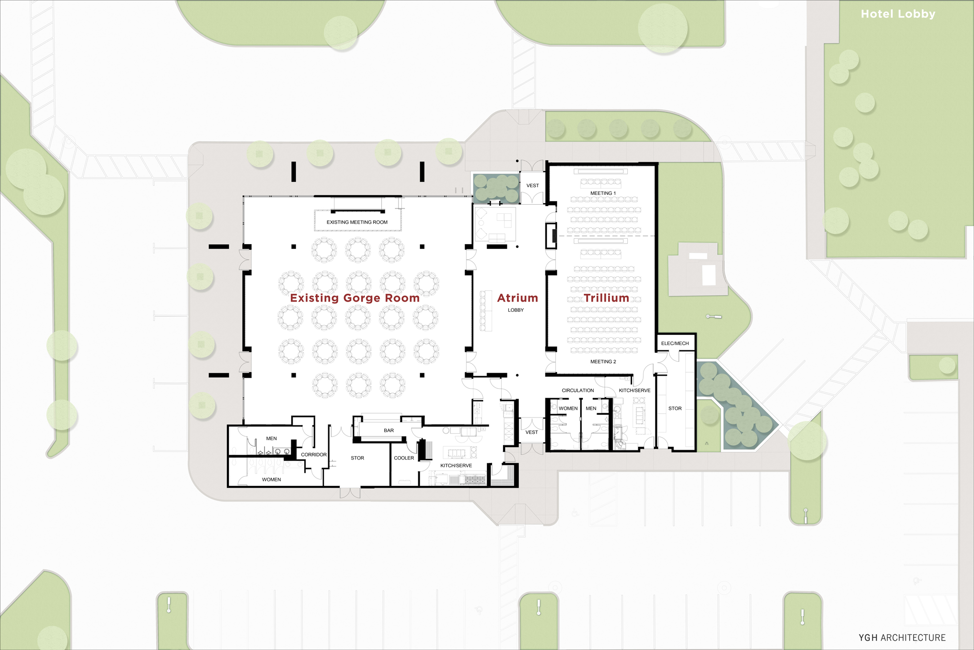 Columbia Gorge Conference Center Site Plan